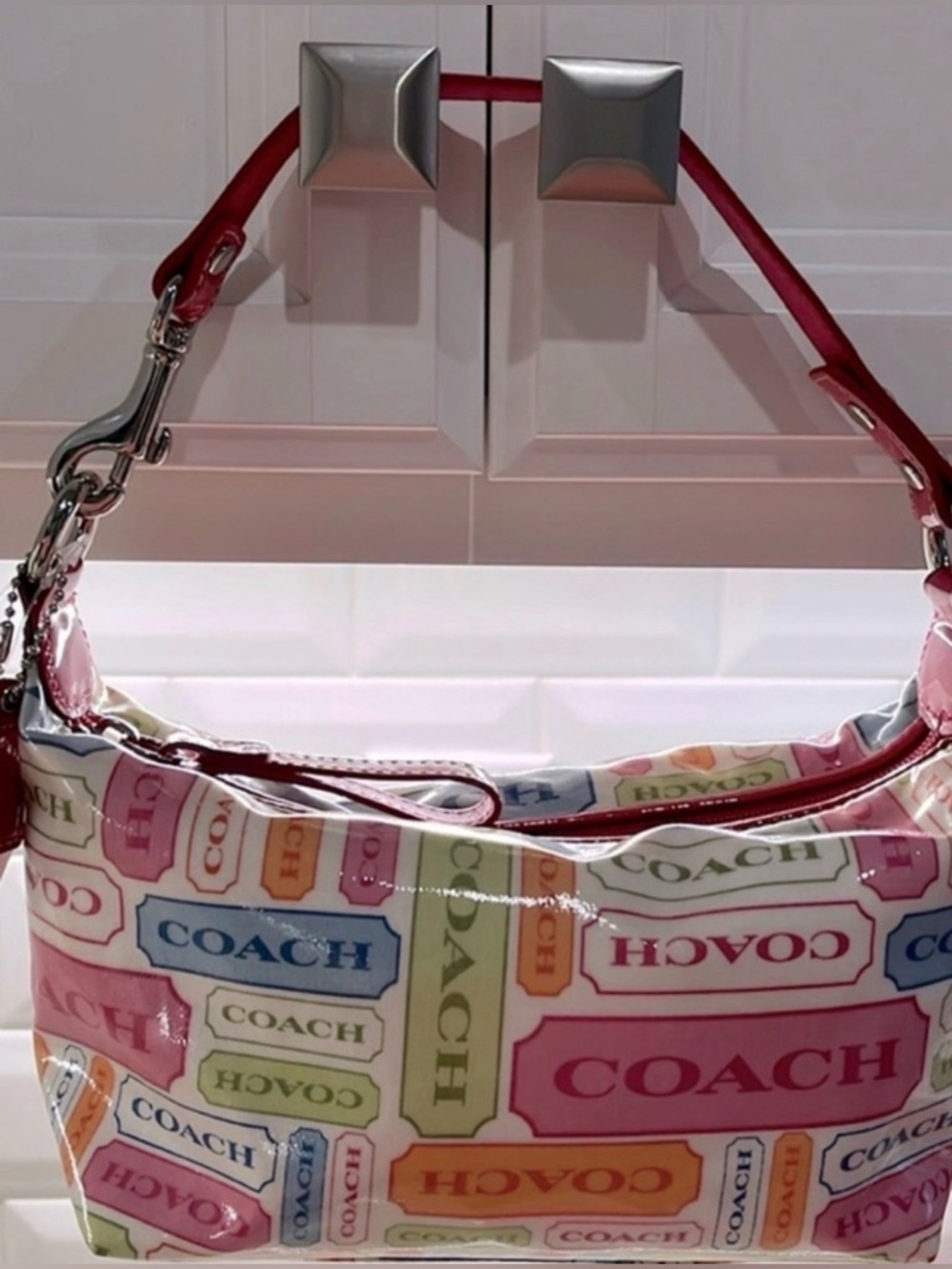 Coach Mini Top Handle Hobo Bag NWT Vintage